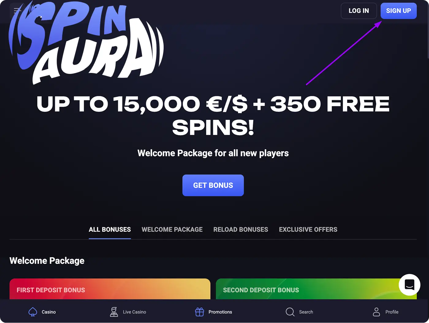 Spin Aura registration